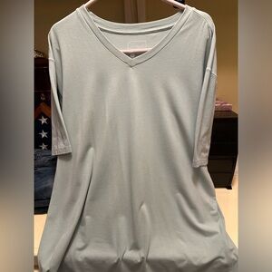 New men’s dress Tshirt pale light blue XL